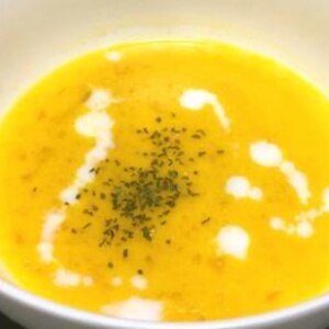 リメイク♪和風味のかぼちゃスープ